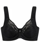 Lace Full-Cup Bra with Wide Straps - ছবি 1
