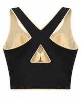 Padded Cross-Back Bra with Wraparound Bands - image 4
