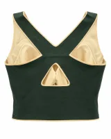 Padded Cross-Back Bra with Wraparound Bands - image 6