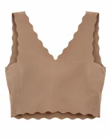Wide-Strap Scalloped Padded Bra - Style 6009 - image 4