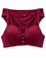 Front-Fastening Bra and Briefs Set - ছবি 5