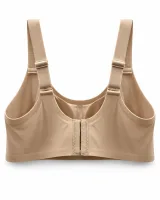 Women's Ribbed-Panel Full-Cup Bra with Wide Straps - image 4