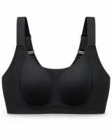 Women's Ribbed-Panel Full-Cup Bra with Wide Straps - image 5