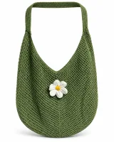 Woven Cutout Beach Bag - ছবি 2