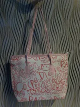 Graffiti Canvas Tote - image 1