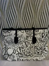 Graffiti Canvas Tote - image 2
