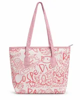 Graffiti Canvas Tote - image 1