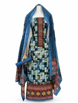 Zam Zam Mosaic Checkered Ethnic Border - image 1