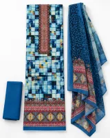Zam Zam Mosaic Checkered Ethnic Border - ছবি 1