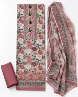 Zam Zam Coral Poppy Floral Panel - ছবি 1