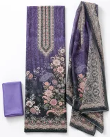 Zam Zam Purple Gradient Floral - ছবি 1