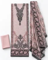 Zam Zam Pink Paisley V Neck - ছবি 1