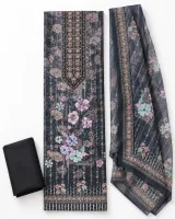 Zam Zam Dark Navy Floral Panel - image 1