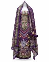 Zam Zam Purple Chevron Paisley - image 2