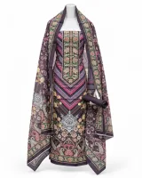 Zam Zam Purple Chevron Paisley - image 2