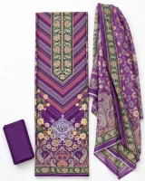 Zam Zam Purple Chevron Paisley - image 3