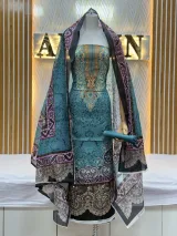 Zam Zam Damask Purple Lace - image 2