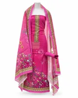 Zam Zam Hot Pink Floral Gold - ছবি 2