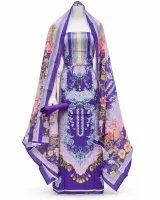 Zam Zam Floral Panel Striped Neck - image 4