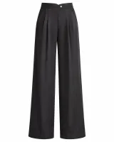 Premium Midnight Black Tailored Trousers - ছবি 1