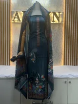 Zam Zam Steel Blue Minimal Bouquet - image 1