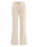 Stylish Moonlight Beige Flare Trousers - ছবি 1