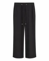 Premium Wide-Leg Trousers - Black & Beige - ছবি 1