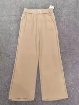 Comfort Off-white/Cream Floor-Length Trousers - image 1