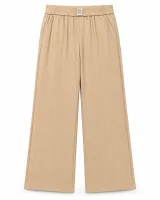 Comfort Off-white/Cream Floor-Length Trousers - ছবি 1