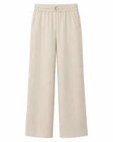 Comfort Off-white/Cream Floor-Length Trousers - ছবি 2