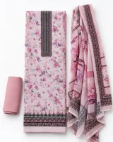 Zam Zam Pink Rose Geometric Border - image 1