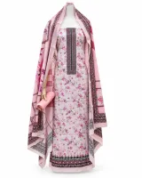 Zam Zam Pink Rose Geometric Border - image 2