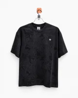 Men's Leaf Print Jacquard T-Shirt - Style 2667 - image 2
