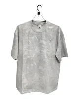 Men's Leaf Print Jacquard T-Shirt - Style 2667 - image 1