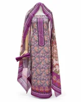 Zam Zam Lilac Tulip Leaf Purple Neck - ছবি 2