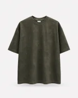 Men's Leaf Print Short Sleeve T-Shirt - Style 2669 - image 3