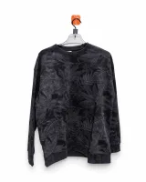 Men's Leaf Print Crewneck Sweatshirt - Style 77003 - image 2