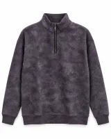 Men's Half-Zip Mock Neck Sweatshirt - Style 9101 - ছবি 1