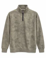 Men's Half-Zip Mock Neck Sweatshirt - Style 9101 - ছবি 3