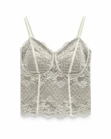 Women's Lace Bustier Camisole - Style 6112 - image 4