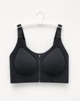 Women's Front-Zip Sports Bra - Style 3800 - image 1