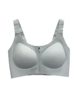 Women's Front-Zip Sports Bra - Style 3800 - image 5