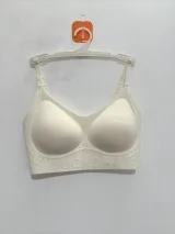 Women's Champagne White & Foundation Skin Bra - Style 8806 - image 1