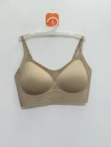 Women's Champagne White & Foundation Skin Bra - Style 8806 - image 4