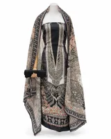 Zam Zam Black Ornate Intricate Lace - image 2