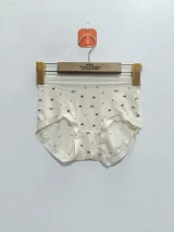 Women's Cream/Off-white with heart print Underwear - image 2