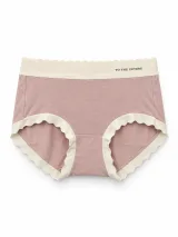 Women's Assorted Multi-Color 4-Piece Moisturizing Two-Tone High-Waist Panty Pack - image 3