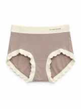 Women's Assorted Multi-Color 4-Piece Moisturizing Two-Tone High-Waist Panty Pack - image 4
