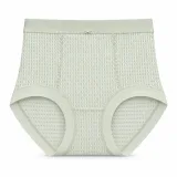 Women's Waffle-Knit High-Waist Panty - Style WAFFLEBRIEF0759 - image 2