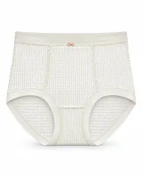Women's Waffle-Knit High-Waist Panty - Style WAFFLEBRIEF0759 - image 4